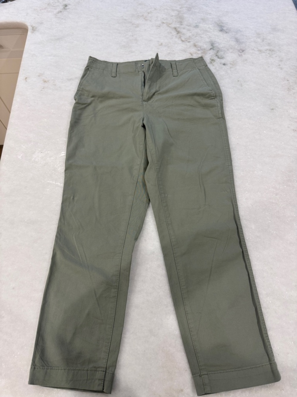 GAP Women's Olive Straight Leg Chinos